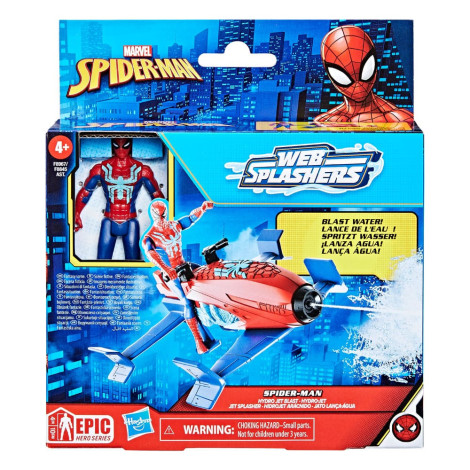 Spider-Man Epic Hero Series Web Splashers Spider-Man Hydro Jet Blast Figure 10 Cm