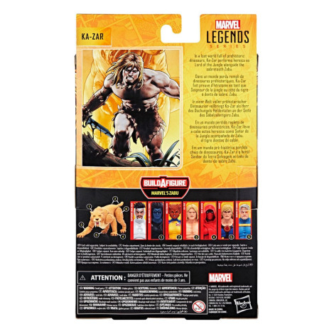 Marvel Legends MarvelFigura Ka-Zar (Baf: 'S Zabu) 15 Cm