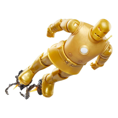 Iron Man Marvel Legends Iron Man Figura (Modelo 01-Gold) 15 Cm