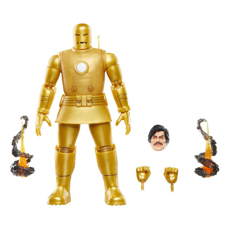 Iron Man Marvel Legends Iron Man Figura (Modelo 01-Gold) 15 Cm