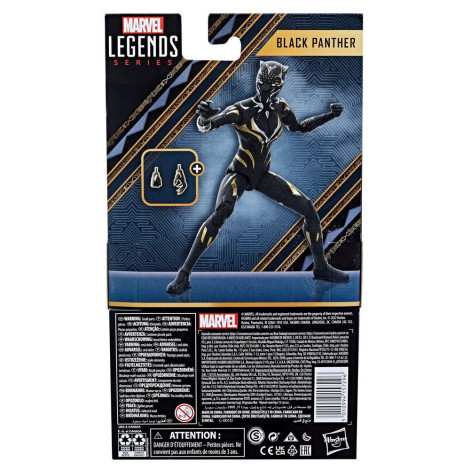 Marvel Legends Figura do Pantera Negra: Wakanda Forever Series Pantera Negra 15 Cm