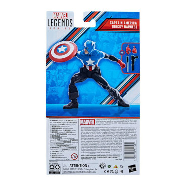 Marvel Legends Vingadores: Além do Mais Poderoso da Terra Figura Capitão América (Bucky Barnes) 15 Cm