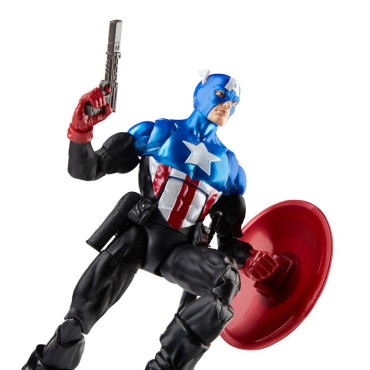 Marvel Legends Vingadores: Além do Mais Poderoso da Terra Figura Capitão América (Bucky Barnes) 15 Cm