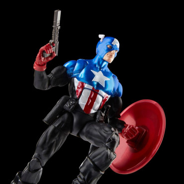 Marvel Legends Vingadores: Além do Mais Poderoso da Terra Figura Capitão América (Bucky Barnes) 15 Cm