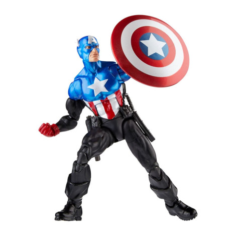 Marvel Legends Vingadores: Além do Mais Poderoso da Terra Figura Capitão América (Bucky Barnes) 15 Cm