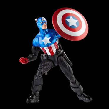 Marvel Legends Vingadores: Além do Mais Poderoso da Terra Figura Capitão América (Bucky Barnes) 15 Cm