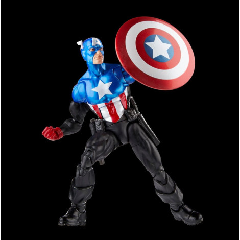 Marvel Legends Vingadores: Além do Mais Poderoso da Terra Figura Capitão América (Bucky Barnes) 15 Cm