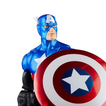 Marvel Legends Vingadores: Além do Mais Poderoso da Terra Figura Capitão América (Bucky Barnes) 15 Cm