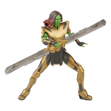 E se? Marvel Legends Guerreira Gamora (Baf: Hydra Stomper) 15 Cm