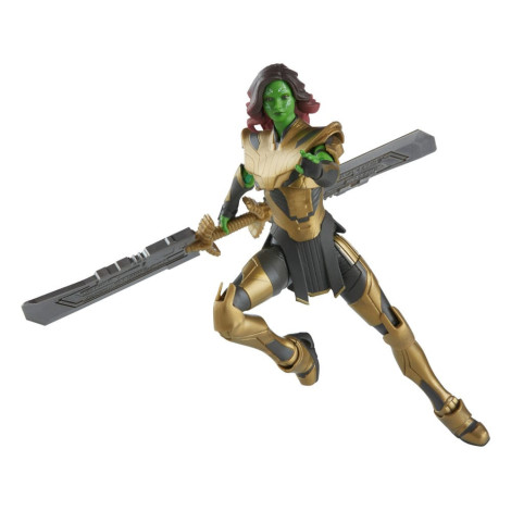 E se? Marvel Legends Guerreira Gamora (Baf: Hydra Stomper) 15 Cm