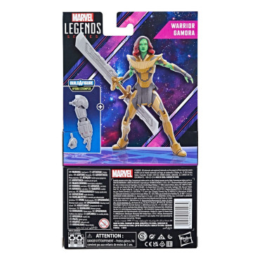 E se? Marvel Legends Guerreira Gamora (Baf: Hydra Stomper) 15 Cm