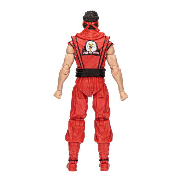 Power Rangers X Cobra Kai Coleção Relâmpago Miguel Diaz Morphed Red Eagle Ranger Figura 15 Cm