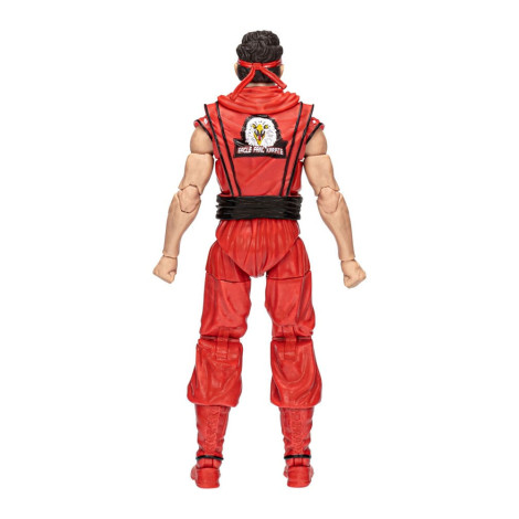 Power Rangers X Cobra Kai Coleção Relâmpago Miguel Diaz Morphed Red Eagle Ranger Figura 15 Cm