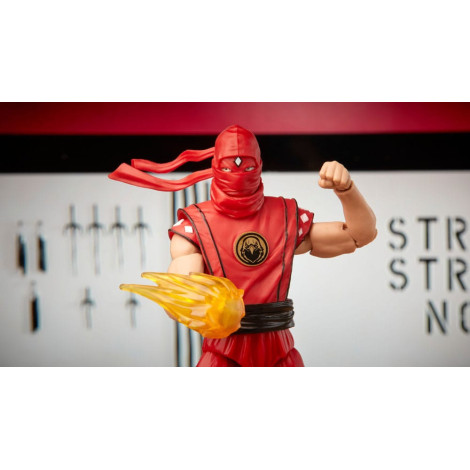 Power Rangers X Cobra Kai Coleção Relâmpago Miguel Diaz Morphed Red Eagle Ranger Figura 15 Cm