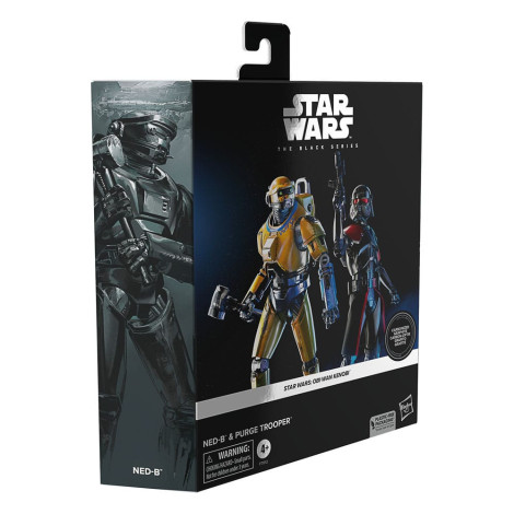 Star WarsFiguras : Obi-Wan Kenobi Black Series Ned-B & Purge Trooper Exclusive 15 Cm