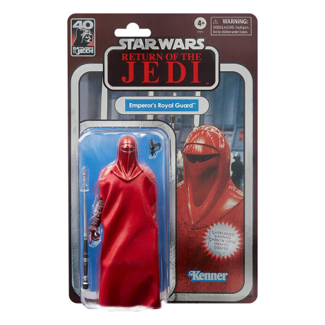 Star Wars Figuras Episódio Vi Série Negra Guarda Real do Imperador e Piloto de Caça Tie Carbonizados Exclusivo 15 Cm