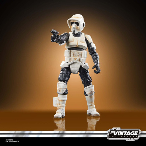 Star WarsFigura: Mandalorian Vintage Collection Vehicle Cons Speeder Bike com Scout Trooper e Grogu