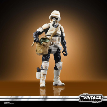 Star WarsFigura: Mandalorian Vintage Collection Vehicle Cons Speeder Bike com Scout Trooper e Grogu