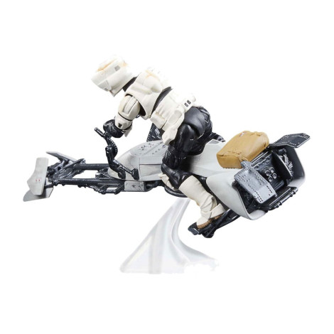 Star WarsFigura: Mandalorian Vintage Collection Vehicle Cons Speeder Bike com Scout Trooper e Grogu