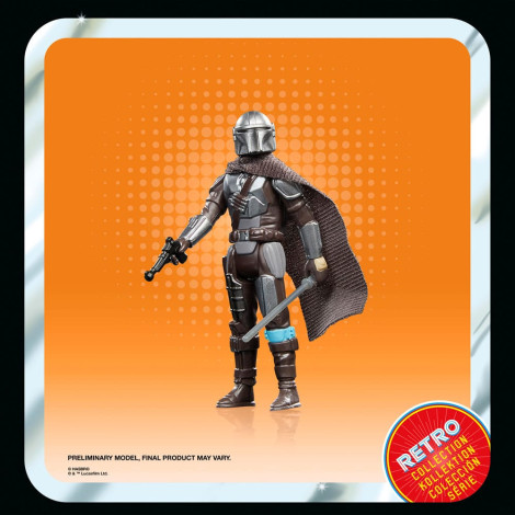 Star WarsFigura: O Livro de Boba Fett Coleção Retro O Mandaloriano 10 Cm