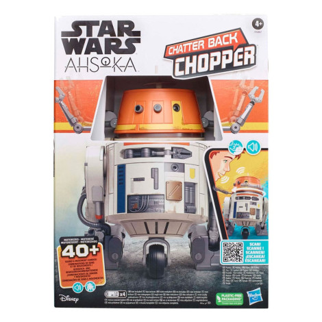 Star WarsFigura: Ahsoka Electronic Animatronic Animatronic Chatter Back Chopper 19 Cm