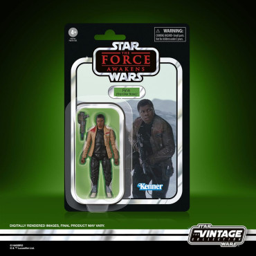 Star Wars Figura Episódio Vii Coleção Vintage Finn (Base Starkiller) 10 Cm