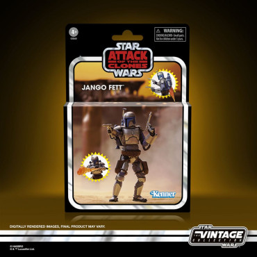 Star Wars Figura Episódio Ii Coleção Vintage Jango Fett 10 Cm