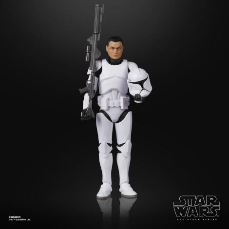 Star Wars Figura Episódio Ii Série Negra Fase I Clone Trooper 15 Cm