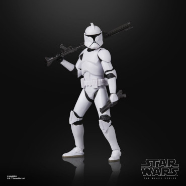 Star Wars Figura Episódio Ii Série Negra Fase I Clone Trooper 15 Cm