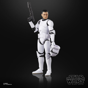 Star Wars Figura Episódio Ii Série Negra Fase I Clone Trooper 15 Cm