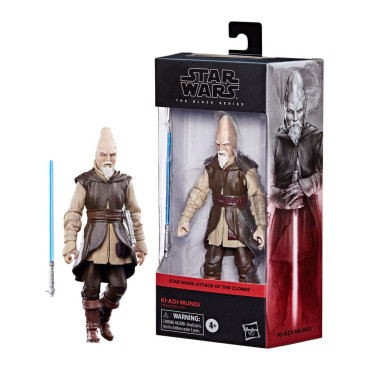 Star Wars Figura Episódio Ii Série Negra Ki-Adi-Mundi 15 Cm