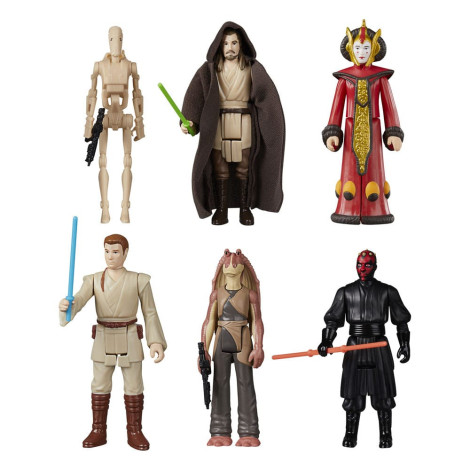 Star Wars Figura Episódio I Retro Collections A Ameaça Fantasma Multipack 10 Cm