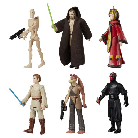 Star Wars Figura Episódio I Retro Collections A Ameaça Fantasma Multipack 10 Cm