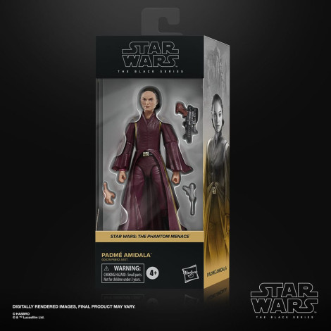 Star Wars Figura Episódio I Série Negra Padmé Amidala 15 Cm