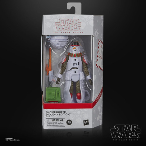 Star Wars Figura Snowtrooper Série Negra (Edição de Natal) 15 Cm