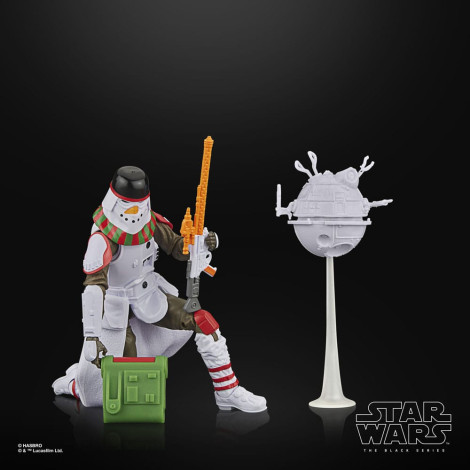 Star Wars Figura Snowtrooper Série Negra (Edição de Natal) 15 Cm