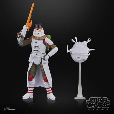 Star Wars Figura Snowtrooper Série Negra (Edição de Natal) 15 Cm