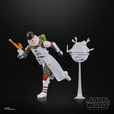 Star Wars Figura Snowtrooper Série Negra (Edição de Natal) 15 Cm