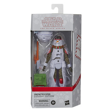 Star Wars Figura Snowtrooper Série Negra (Edição de Natal) 15 Cm