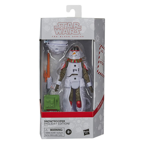 Star Wars Figura Snowtrooper Série Negra (Edição de Natal) 15 Cm