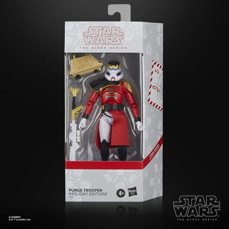 Star Wars Figura Black Series Purge Trooper (Edição de Natal) 15 Cm