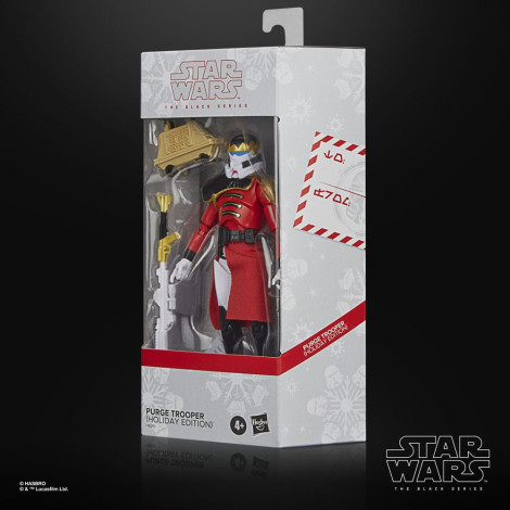 Star Wars Figura Black Series Purge Trooper (Edição de Natal) 15 Cm