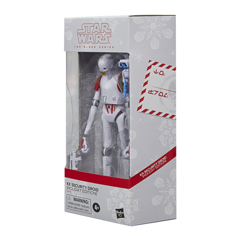 Star Wars Figura Série Negra Kx Security Droid (Edição de Natal) 15 Cm