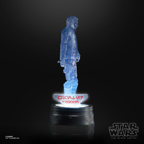 Star Wars Figura Série Negra Coleção Holocomm Han Solo 15 Cm