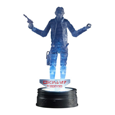 Star Wars Figura Série Negra Coleção Holocomm Han Solo 15 Cm