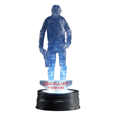 Star Wars Figura Série Negra Coleção Holocomm Han Solo 15 Cm