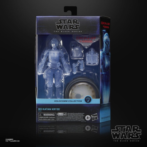 Star Wars Figura Série Negra Coleção Holocomm Bo-Katan Kryze 15 Cm