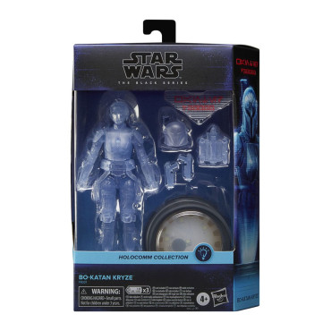 Star Wars Figura Série Negra Coleção Holocomm Bo-Katan Kryze 15 Cm