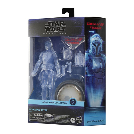 Star Wars Figura Série Negra Coleção Holocomm Bo-Katan Kryze 15 Cm