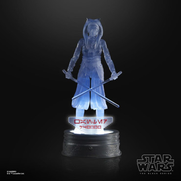 Star Wars Figura Série Negra Coleção Holocomm Ahsoka Tano 15 Cm